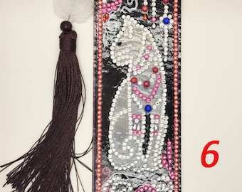 Diamond painting Leather Bookmarks