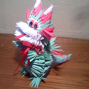 3d Origami Funny Dragon