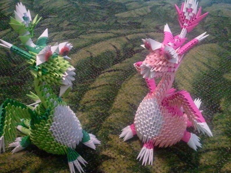 3d Origami Dragon image 1