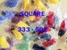 447 colors DMC, Square Diamond Painting Drills,  Replacement Beads, 333 -502. Fast shipping from USA 