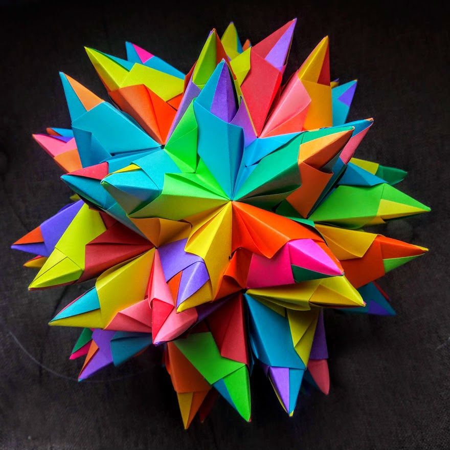 Kusudama origami online
