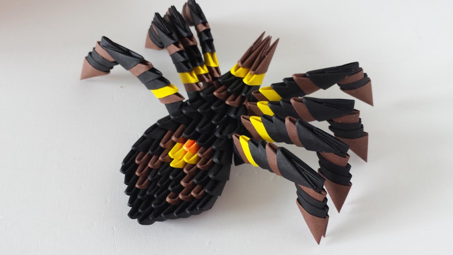 3D Origami Spider - Etsy