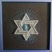 String Art Star of David Wall Decor, Framed, Glass - Etsy