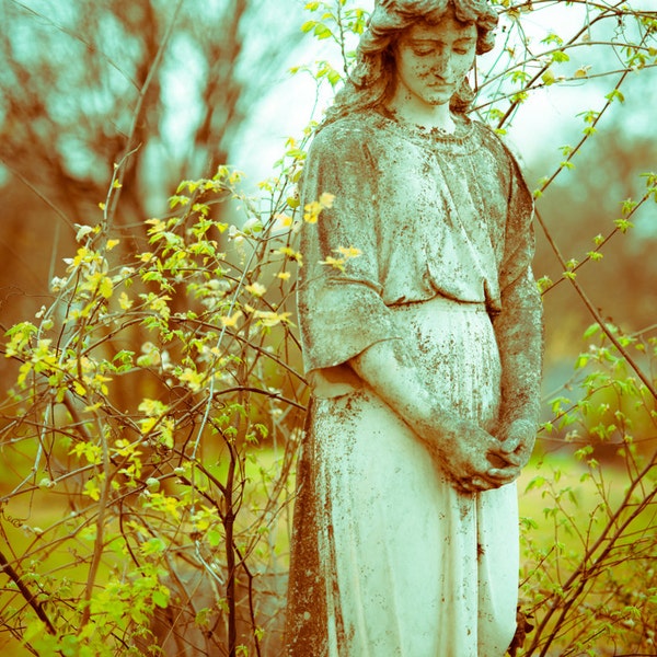Cemetery Statue Etsy