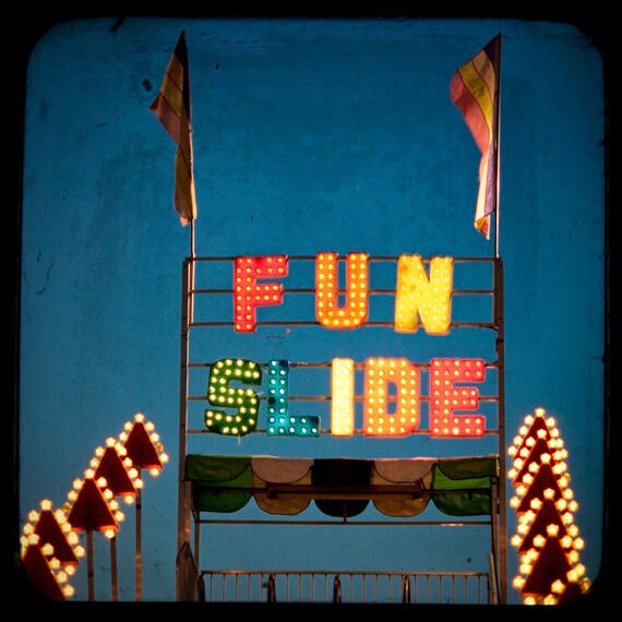 Fine Art Photo Carnival Decor Wall Art Neon Lights Etsy