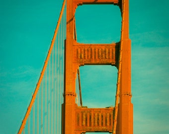 Golden Gate Bridge art, Travel Print, California Landscape, Architecture, Fine Art Photography, San Francisco wall art, Modern Wall Decor