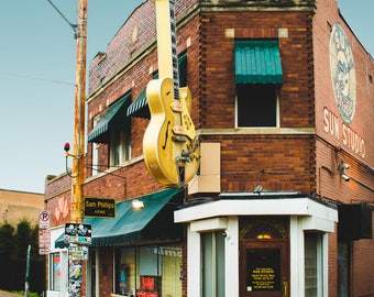 Sun Studios, Memphis Photo, Tennessee, Elvis Presley, Rock n Roll, Fine Art Photography, Man Cave Art, Music Lover, Gift for him, Wall Decor