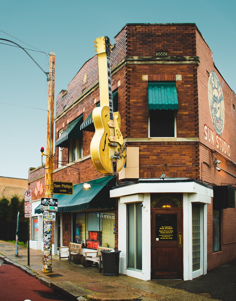Sun Studios Memphis Photo Tennessee Elvis Presley Rock N Etsy
