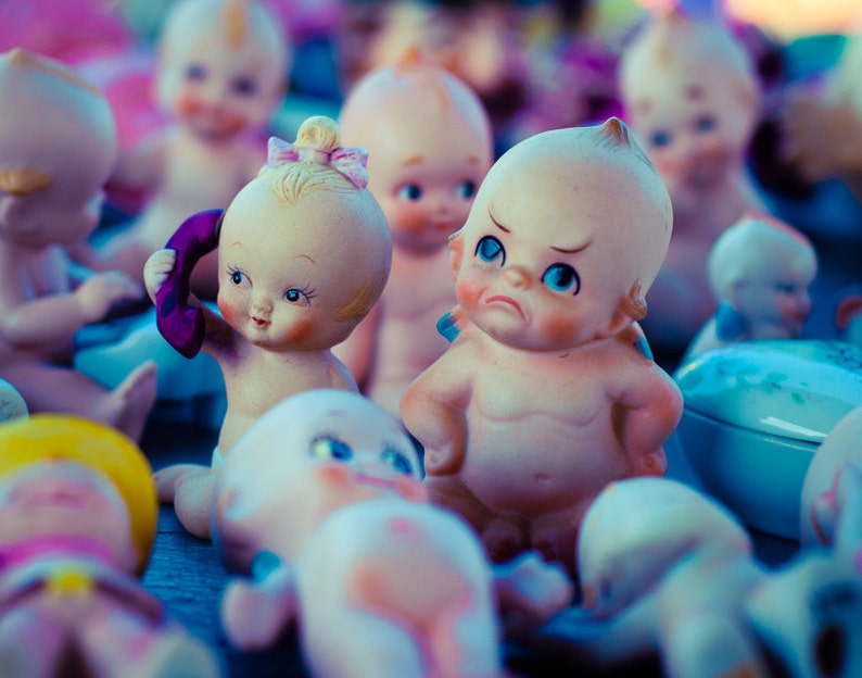 Nursery Art, Fine Art Photo, Kewpie Doll, Home Decor, Vintage Doll