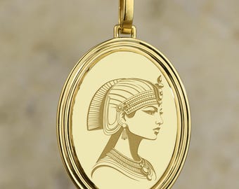 14Kゴールド クレオパトラペンダント - Etsy 日本