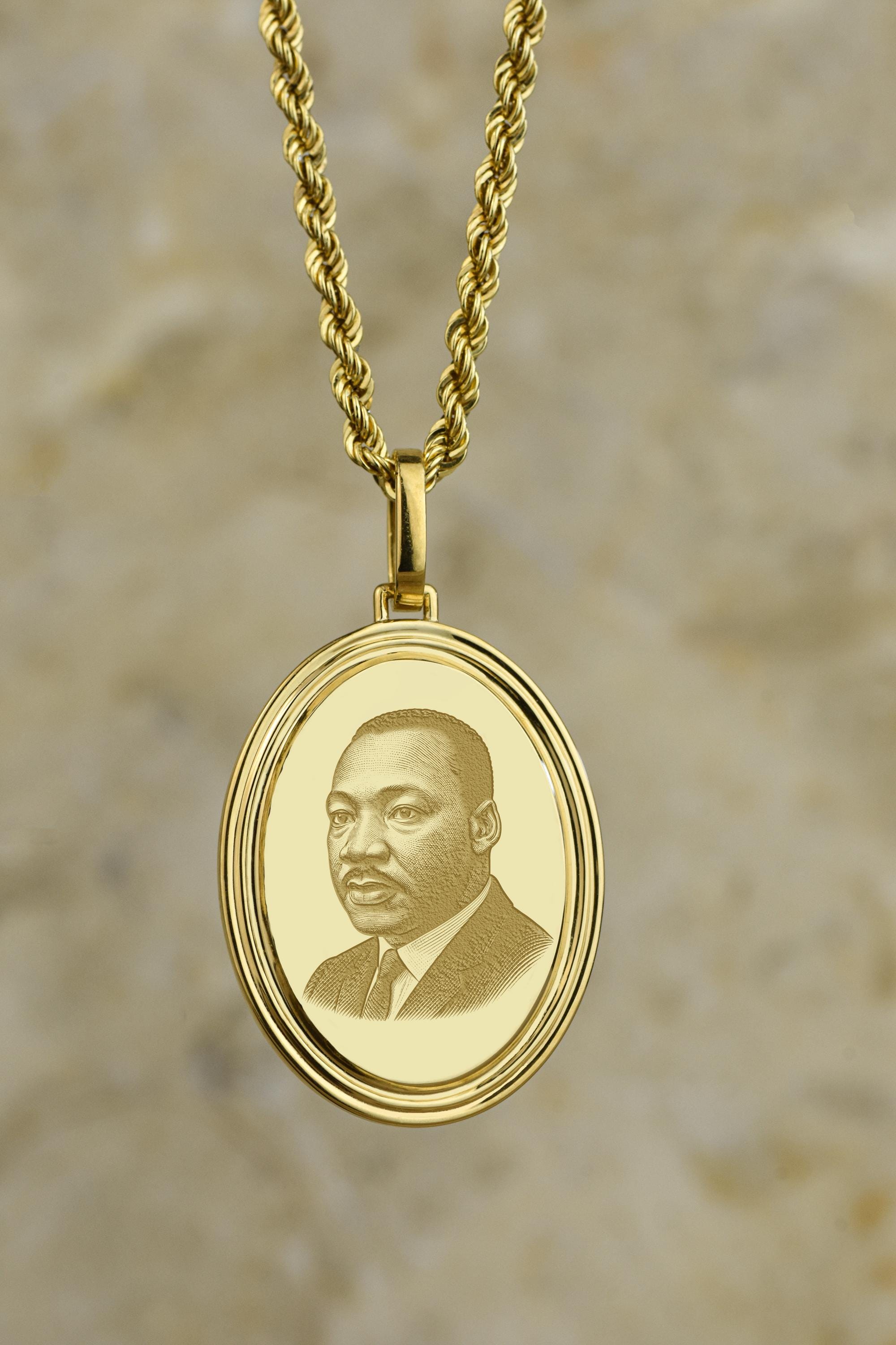 ヴィンテージ 60s Martin Luther King Jr チャーム Martin Luther King Necklace - Etsy