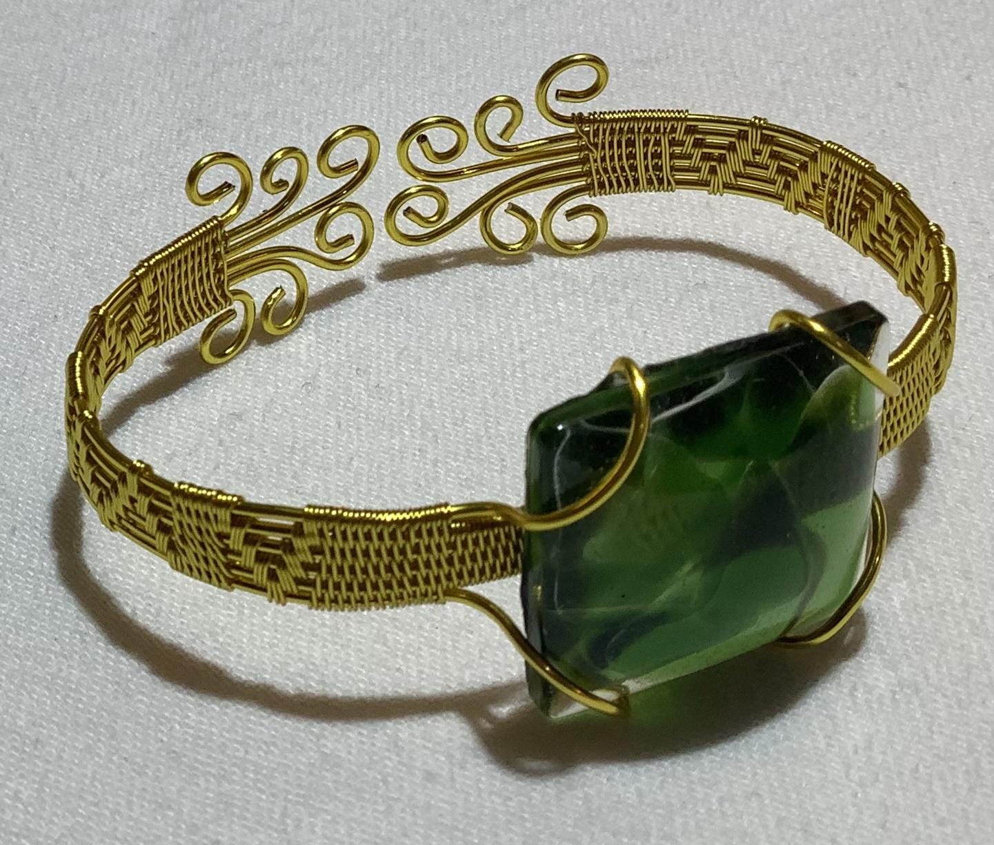 Clear Glass Bangle - Etsy