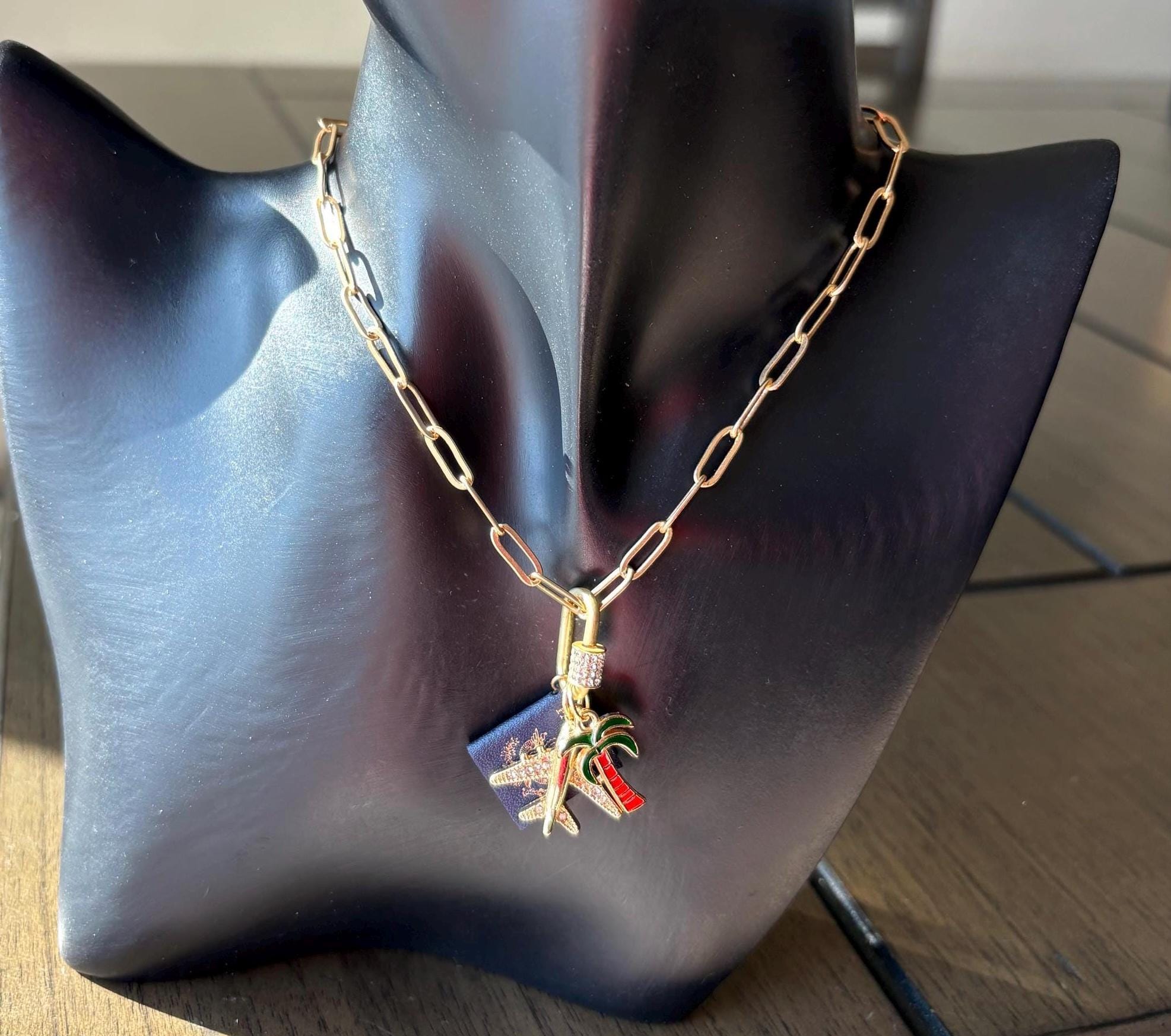 Collar Cadena Veneciana Oro Dorado 24 Quilates Oro Mujer Hombre