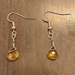 Brincos Criativos de Citrino