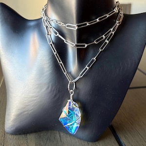 Angel Aura Glass Pendant