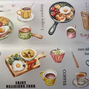 PET-tape brunch | Monster 90 cm | Fijnproever | Ontbijt | Nagerecht | Journalen | Dagboek | Reisverslag | Plakboeken | Voedselstickers