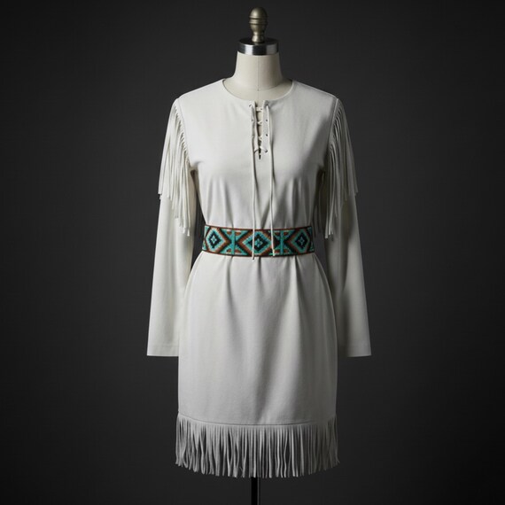 white christmas dresses The Cowgirl Way Button Up Cowboy Print Dress in Cream