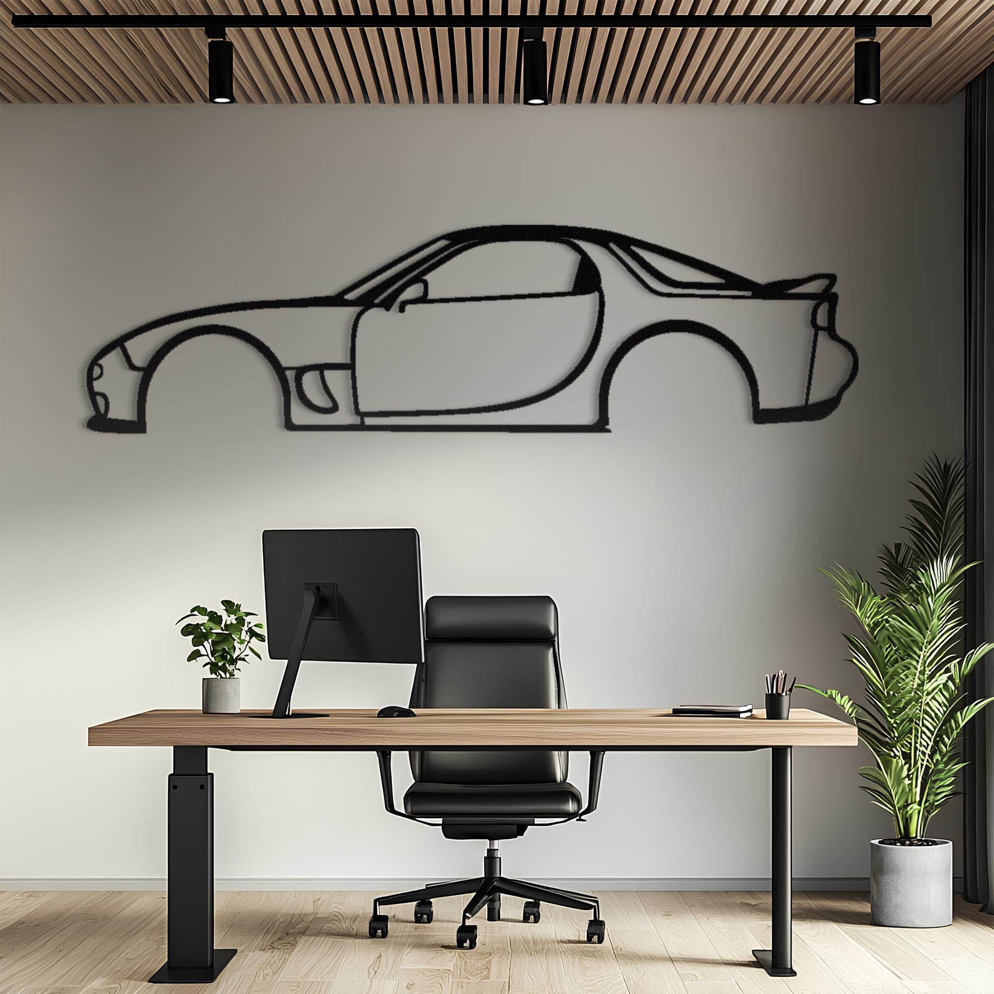 Metal Car Wall Art, Car Wall Art, Metal Wall Art, Metal Wall Decor, Car Guy Gift, Car Accessories, Car Accessories For Men, Car Gift For Him