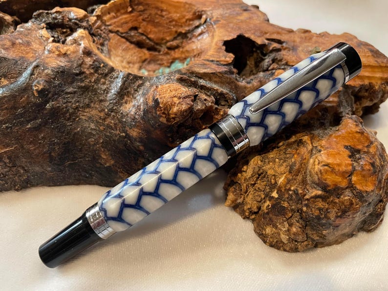Gorgeous Geometric El Grande Style Fountain Pens # 7712 7713 7714 image 3