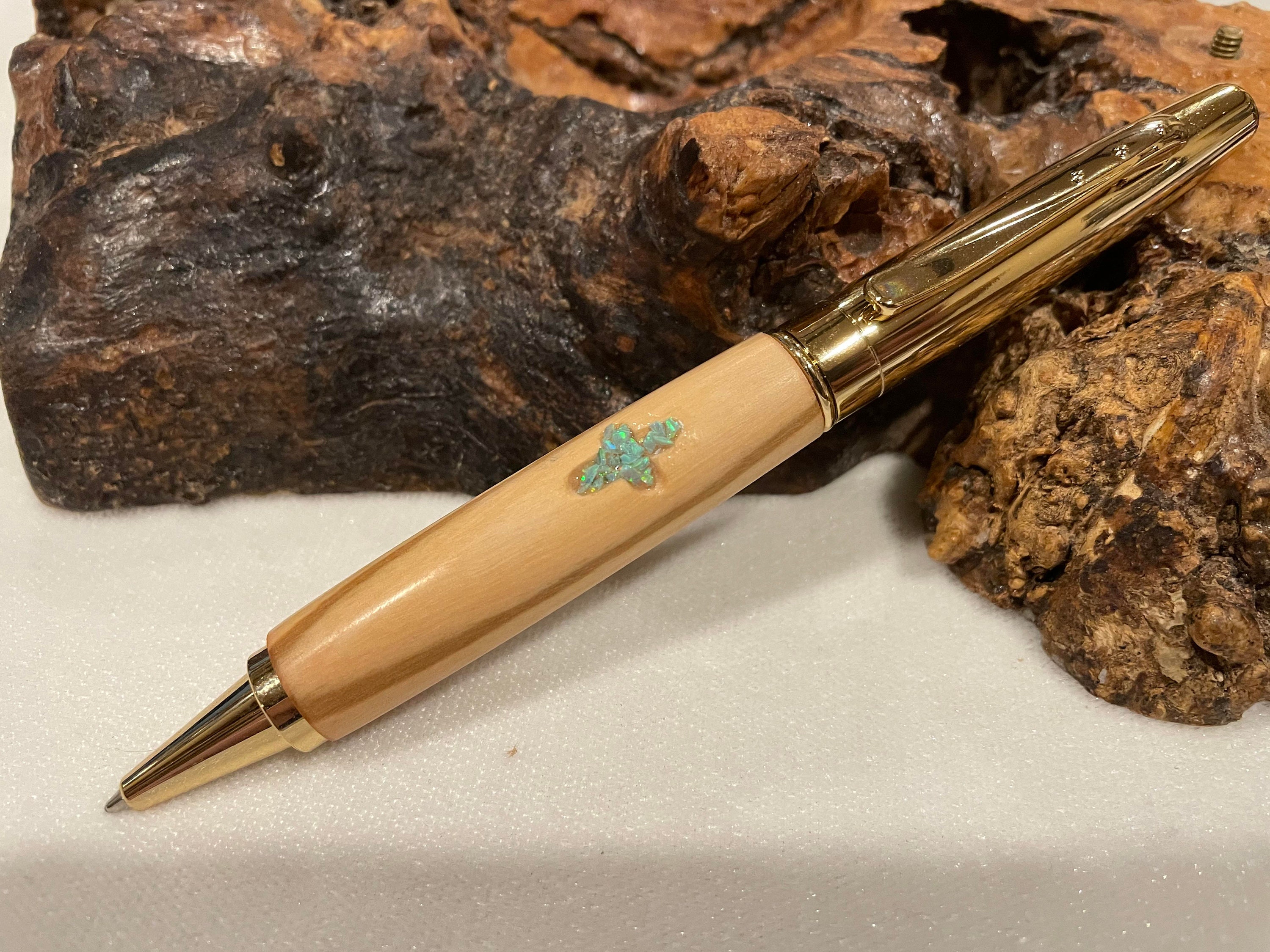 Bethlehem Olive Wood pen with  Cross