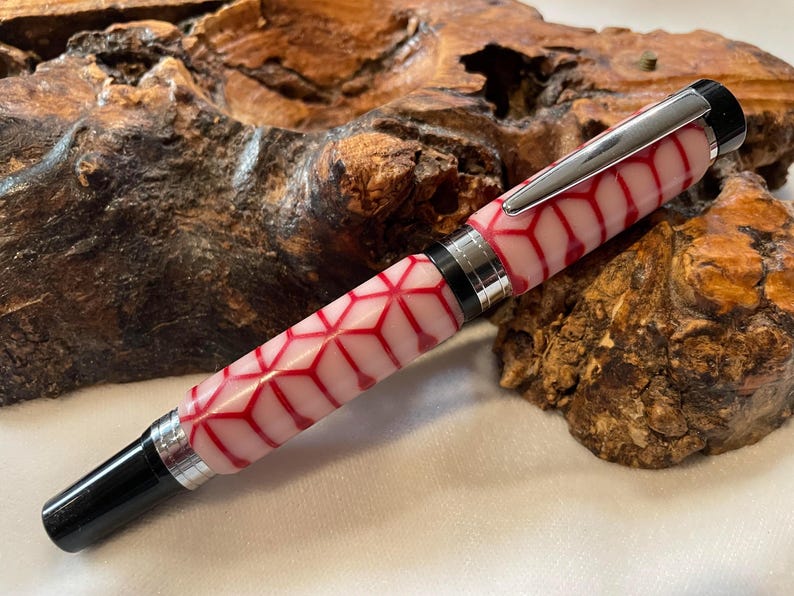 Gorgeous Geometric El Grande Style Fountain Pens # 7712 7713 7714 image 2