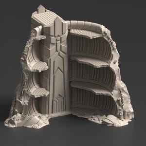 Corner Ruins 3, Vatar XI - Space Dwarf Themed Grimdark War-Gelände