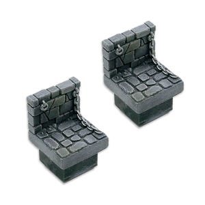 Mauer mit Ketten (2er Pack), Ultimative Dungeon - D&D RPG Tabletop Dungeon Tiles