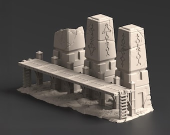 Monument Alien - Miniature De Décoration 28 Mm Pour Wargaming Et Terrain - Lot, Neuf