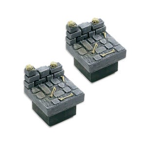 Small Wall Skulls (2 Pack), Ultimate Dungeon - D&D RPG Tabletop Dungeon Tiles