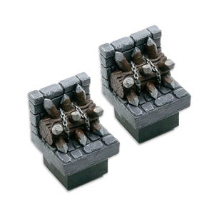 Wandfalle aus Holz (2er Pack) für D&D RPG Tabletop Dungeon