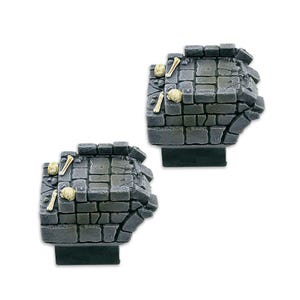 Gebrochene Brücke (2er Pack), Ultimative Dungeon - D&D RPG Tabletop Dungeon Tiles