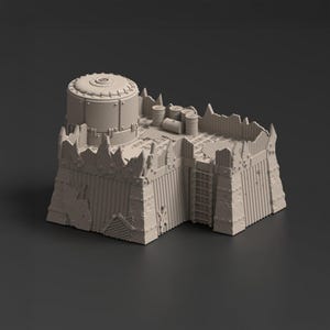 Barracks, Warpzel-1A Settlement - Grimdark Themed Wargaming Terrain