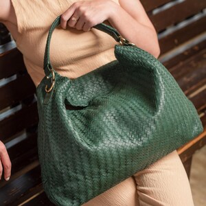 Bolso de mano de piel vegana suave para mujer, bolso de hombro para mujer, bolso de mano holgado tipo hobo para la vida laboral, cartera para mujer, regalo de cumpleaños para ella