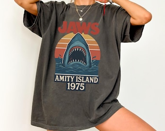 Amity Island Shark Festival T-Shirt: Retro JAWS Movie Tee