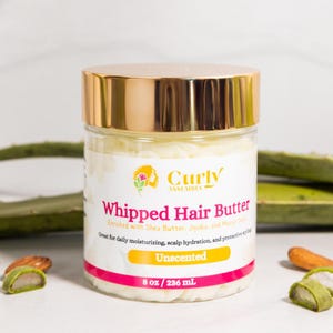 Moisturizing Shea Butter Cream for Dry Curly and Coily Hair | Seals Moisture and Softens | Protects, Strengthens, and Seals Hydration