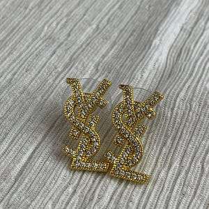 Yves Saint Laurent Gold Earrings