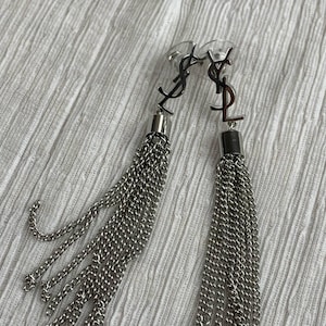 Yves Saint Laurent Silver Charming Earrings