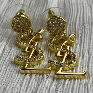 Yves Saint Laurent Gold Earrings