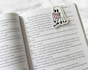 Ghost Hockey romance magnetic bookmark