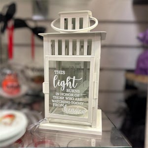 Memorial Lantern: Remembrance Gift