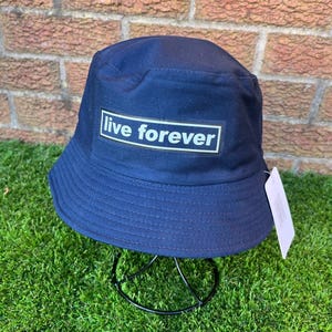オアシス バケットハット Navy oasis 30周年 特別展 グッズ バケハ Oasis 30th オアシス バケットハット バケハ ネイビー 限定