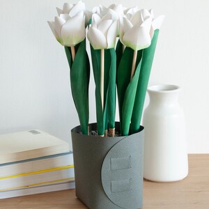 Tulipani di carta / Fiori di carta / Piante di carta / Regalo per il primo anniversario / Regalo per la Festa della Mamma / Fiori in vaso