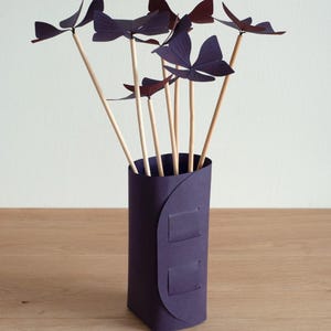 Pianta di Oxalis / Piante di carta / Fiori di carta / Regalo per il primo anniversario / Regalo per la Festa della Mamma / Fiori in vaso