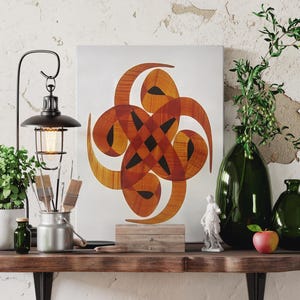 Islamic Canvas Gift For Muslims, Vav Calligraphy Wall Art, Islamic Canvas Gift, Islamic Wall Decor, Arabic Calligraphy Decor, Vav Art
