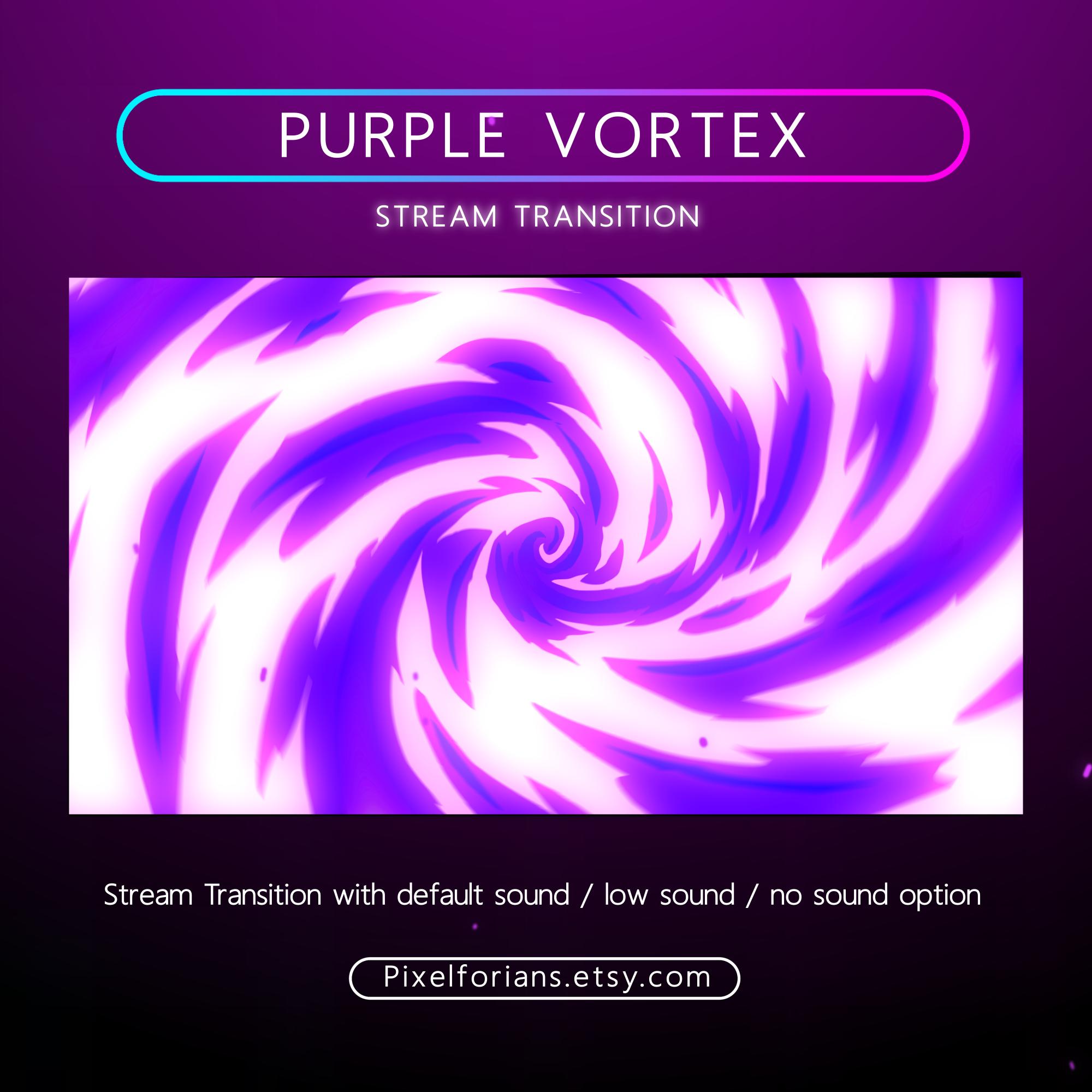 Light Purple Vortex Stream Transition | Cute Purple Stream Stinger ...