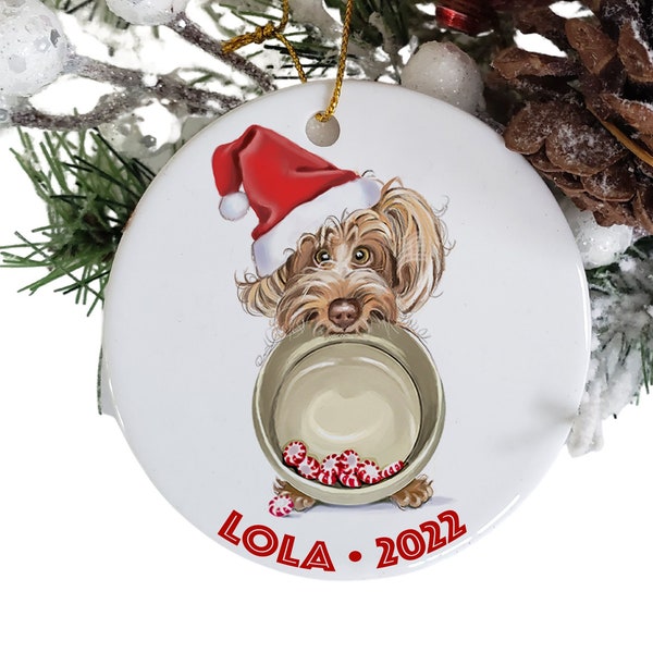 Yorkie Poo ornament that's personalized ceramic with Yorkiepoo art ,  Yorkie Poo dog decor, Yorkshire Terrier memorial gift