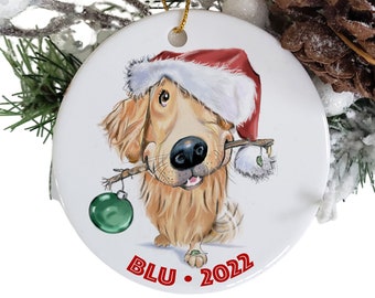 RESERVED FOR JONI, Golden Retriever Customized with 2 Pups together