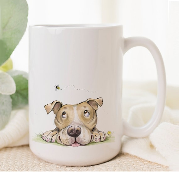 Personalized Pitbull Mug Pitbull Mom Gift Custom Dog Mug Etsy