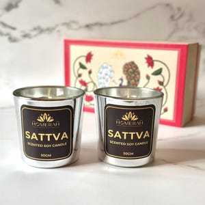 Regalo de Raksha Bandhan para hermana / Juego de velas de herencia india / Caja de regalo Rakhi / Regalos de lujo de la India