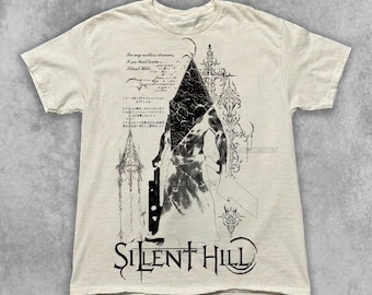 Silent Hill 2 Pyramid Head T-shirt: vintage gaming-shirt met print